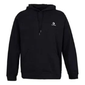 Go-To Pullover-Hoodie mit Stern-Chevron-Stickerei, Standard-Passform, asiatische Größen „Schwarz“ Go-To Pullover-Hoodie mit Stern-Chevron-Stickerei, Standard-Passform, asiatische Größen „Schwarz“