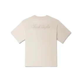 Go-To Sneaker Patch Loose Fit T-Shirt asiatische Größen „Beige“