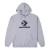 Go-To Star Chevron Pullover-Hoodie mit lockerer Passform, asiatische Größen „Grau“