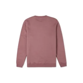 Go-To Sweatshirt mit Stern-Chevron-Stickerei, gebürstetem Fleece und Crew-Schnitt, asiatische Größen „Maroon“