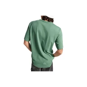 Go-To T-Shirt mit gesticktem Stern und Chevron-Muster, Standard-Passform, asiatische Größen, „Olive“