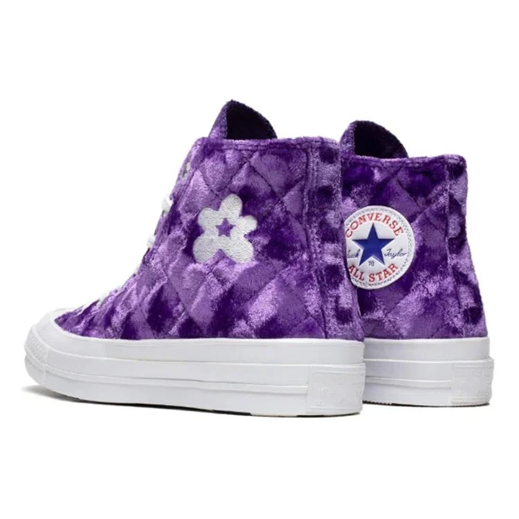 Golf Le Fleur x Chuck 70 Hi „Quilted Velvet Tillandsia Purple“ Golf Le Fleur x Chuck 70 Hi „Quilted Velvet Tillandsia Purple“