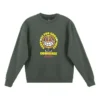 GOOD TIMES Graphic Pullover Crew Sweatshirt asiatische Größen „Olivgrün“