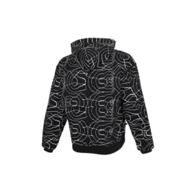 Herren Converse Athleisure Freizeit Sport Splash Ink Print Kapuzenpullover mit Fleecefutter, durchgedruckt