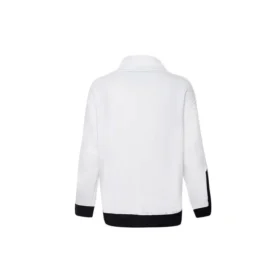 Herren Converse Pullover mit kontrastfarbenem Logo und Stehkragen, weiß Herren Converse Pullover mit kontrastfarbenem Logo und Stehkragen, weiß