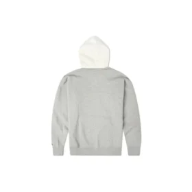 Herren Converse x Bugs Bunny Crossover Bestickter Kapuzenpullover mit langen Ärmeln, Freizeit, Grau