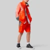Herren Converse x Feng Chen Wang Crossover-Splicing-Jacke in Kontrastfarben, orange