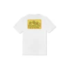 Herren Converse x Keith Haring Crossover besticktes Logo Alphabet-Print Rundhalsausschnitt locker weiß