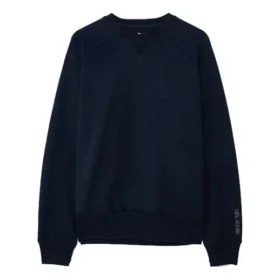 Herren Converse x Kim Jones Crossover Einfarbiger Sport-Strickpullover mit Rundhalsausschnitt Marineblau Herren Converse x Kim Jones Crossover Einfarbiger Sport-Strickpullover mit Rundhalsausschnitt Marineblau