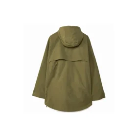 Herren Converse x Kim Jones Crossover Freizeit-Sportjacke mit halbem Reißverschluss und Kapuze Militärgrün