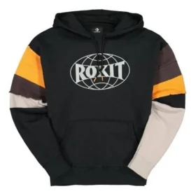 Herren Converse x Rokit Pullover Crossover Splicing Schwarz