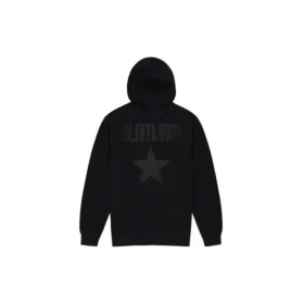 Herren Converse x Slam Jam Crossover Back Logo Sport-Kapuzenjacke Schwarz