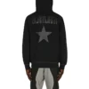 Herren Converse x Slam Jam Crossover Back Logo Sport-Kapuzenjacke Schwarz
