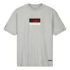 Herren Converse x Thisisneverthat Crossover Logo-Print Sport-T-Shirt mit Rundhalsausschnitt und kurzen Ärmeln, hellgrau