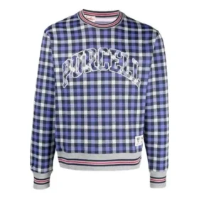 Herren Converse x Todd Snyder Crossover-Serie Karomuster, locker sitzend, langärmelig, blau