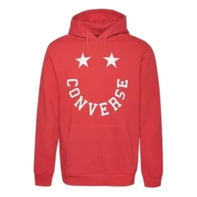 Herren-Pullover mit Grafikprint in Universitätsrot