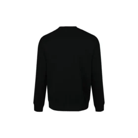 Herren-Pullover von Converse mit Alphabet-Logo-Print, Rundhalsausschnitt, schwarz