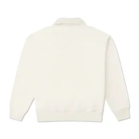 Herz-Reißverschluss-Pullover asiatische Größen „Weiß“