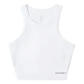 High Neck Knit Tank Top asiatische Größen „Weiß“