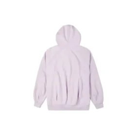 Hoodie mit gesticktem Logo, lila