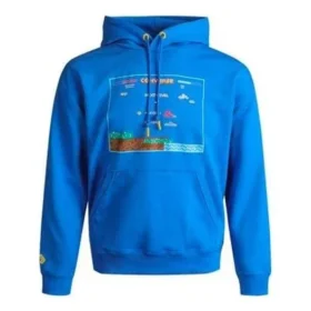 Hoodie mit Videospiel-Grafik – asiatische Größen „Blau“