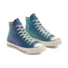 Iridescent Chuck 1970s High Top „Blue White“