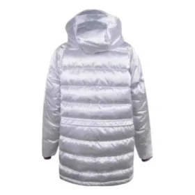 Iridescent Sideline Daunenjacke asiatische Größen „Silber“