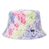 IWD Wendbarer Bucket Hat „Blau Lila Rosa Gelb“