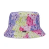 IWD Wendbarer Bucket Hat „Blau Lila Rosa Gelb“