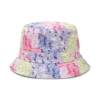 IWD Wendbarer Bucket Hat „Blau Lila Rosa Gelb“