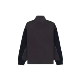 Jacke mit Stehkragen und reflektierendem Streifen, lila
