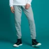 Jogginghose mit gesticktem Stern-Chevron-Muster FT asiatische Größen „Grau“