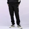 Jogginghose mit gesticktem Stern-Chevron-Muster FT Asiatische Größen „Schwarz“