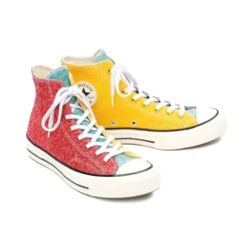 JW Anderson x Chuck 70 Hi „Glitter Pack – Cherry Sulphur“