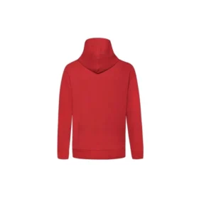 Kapuzen-Sweatshirt mit Kordelzug und Finger-Letter-Print, rot