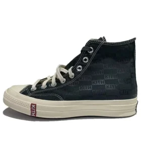 Kith x Chuck 70 High „Black Monogram“