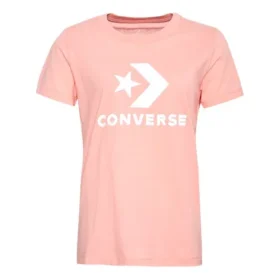 Klassisches Logo-Print, Kurzarm, Rosa