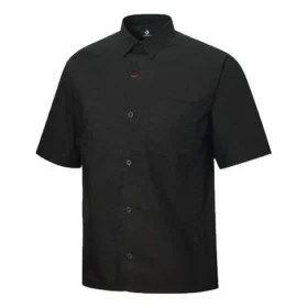 Kurzarm-Hemd mit Taschen, asiatische Größen „Schwarz“