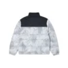 Kurze Daunenjacke asiatische Größen „Grey“
