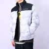 Kurze Daunenjacke asiatische Größen „Grey“