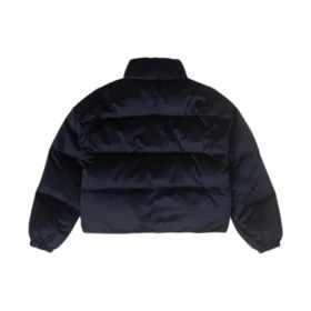 Kurze Daunenjacke in asiatischen Größen „Schwarz“