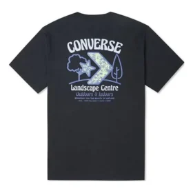 Landscape Center Tee Asia-Größen „Schwarz“