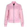 Langarmjacke mit Stehkragen, asiatische Größen, „Pink“