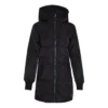 Lange Daunenjacke in asiatischen Größen „Schwarz“