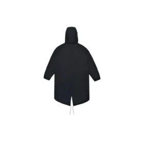 Langer Daunen-Trenchcoat, asiatische Größen, „Schwarz“