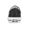 Leder One Star Low Top „Black White“