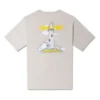 Lighthouse T-Shirt asiatische Größen „Beige“