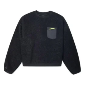 Lockerer kurzer Pullover, asiatische Größen „Schwarz“