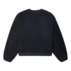 Lockerer kurzer Pullover, asiatische Größen „Schwarz“
