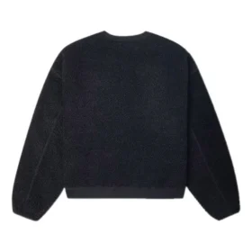 Lockerer kurzer Pullover, asiatische Größen „Schwarz“
